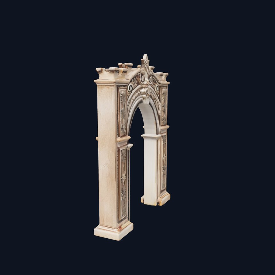 Ornate Archway Model Pack with Decorative Detailing